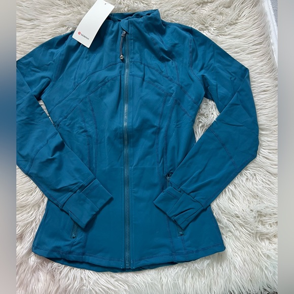 Lululemon Turquoise Color Define Jacket Size 8 - Picture 2 of 5